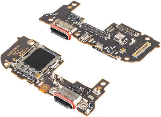 Ladekontakt Kort - Mikrofon - SIM-kortleser Modul Motorola Edge 70 Pro, Service Pack 5B28C32413