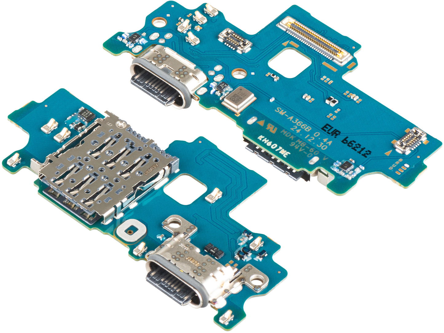 Ladepluggkort - Mikrofon - SIM-kortlesermodul Samsung Galaxy A36 A366, Service Pack GH96-19348A