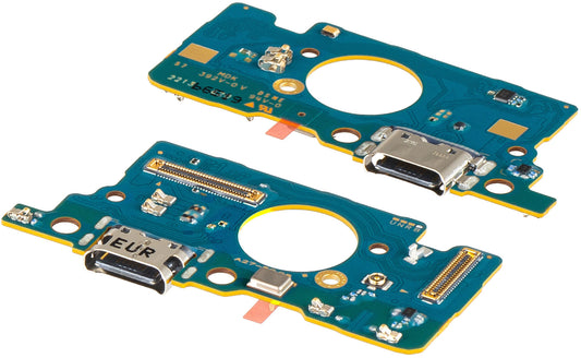 Ladekontaktkort - Mikrofon - SIM-kortlesermodul Samsung Galaxy A27 5G, Service Pack GH96-22244A
