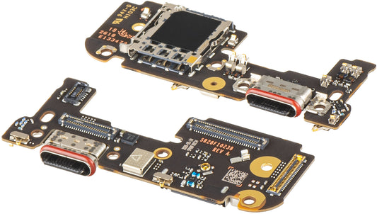 Kort med ladeport - mikrofon - SIM-kortlesermodul Motorola Edge 70 Max, servicepakke 5B28C33273