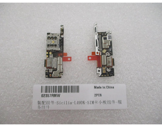 Ladeportkort med mikrofon og SIM-kortlesermodul til Huawei Pura 90s Pro Max, Service Pack 02357RMW