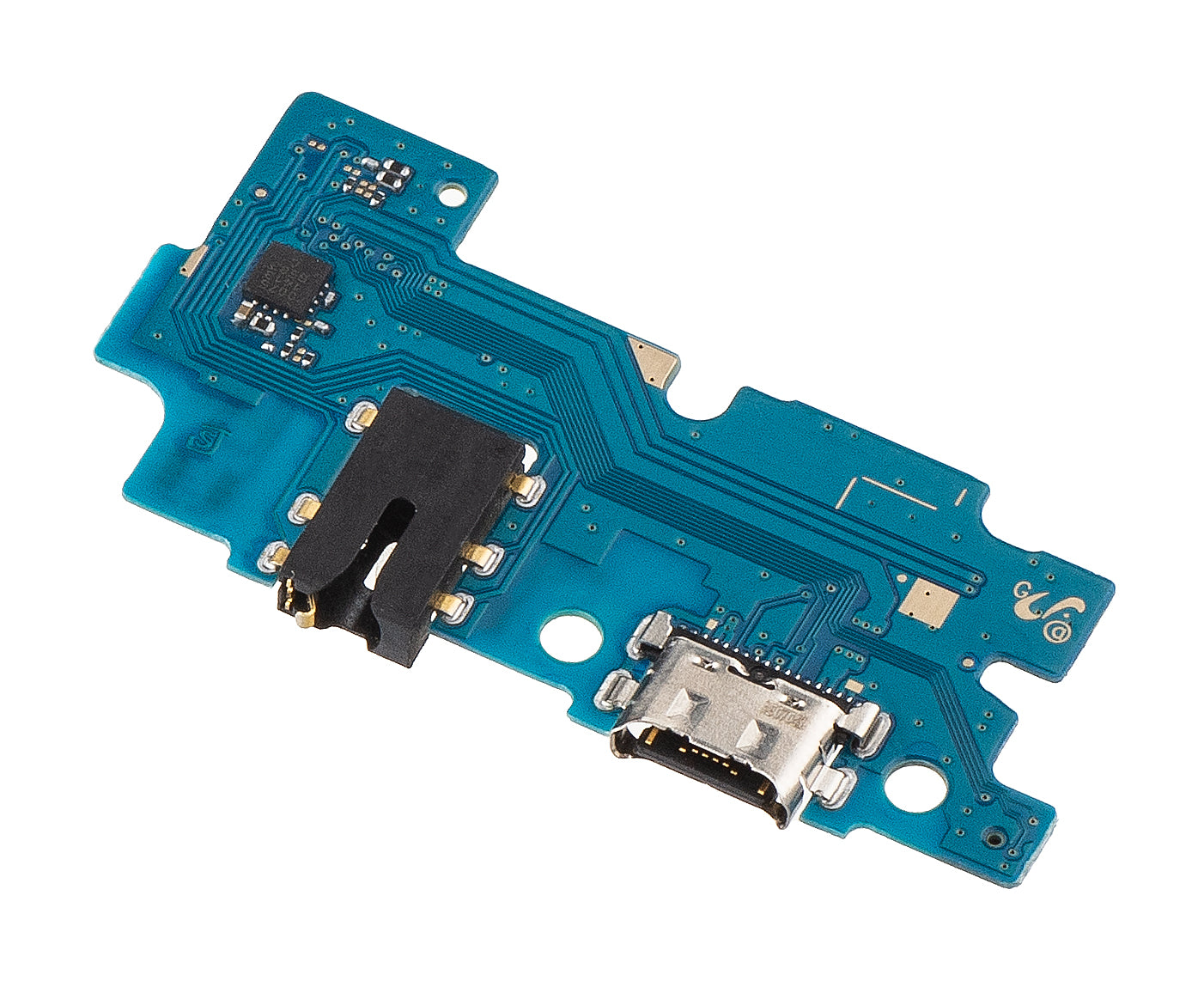 Ladekontaktkort - Lyd - Mikrofon Samsung Galaxy A20 A205