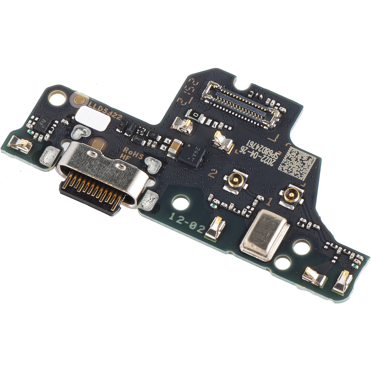 Motorola Moto G31 mikrofon- og ladekontaktplate, servicepakke 5P68C19994 