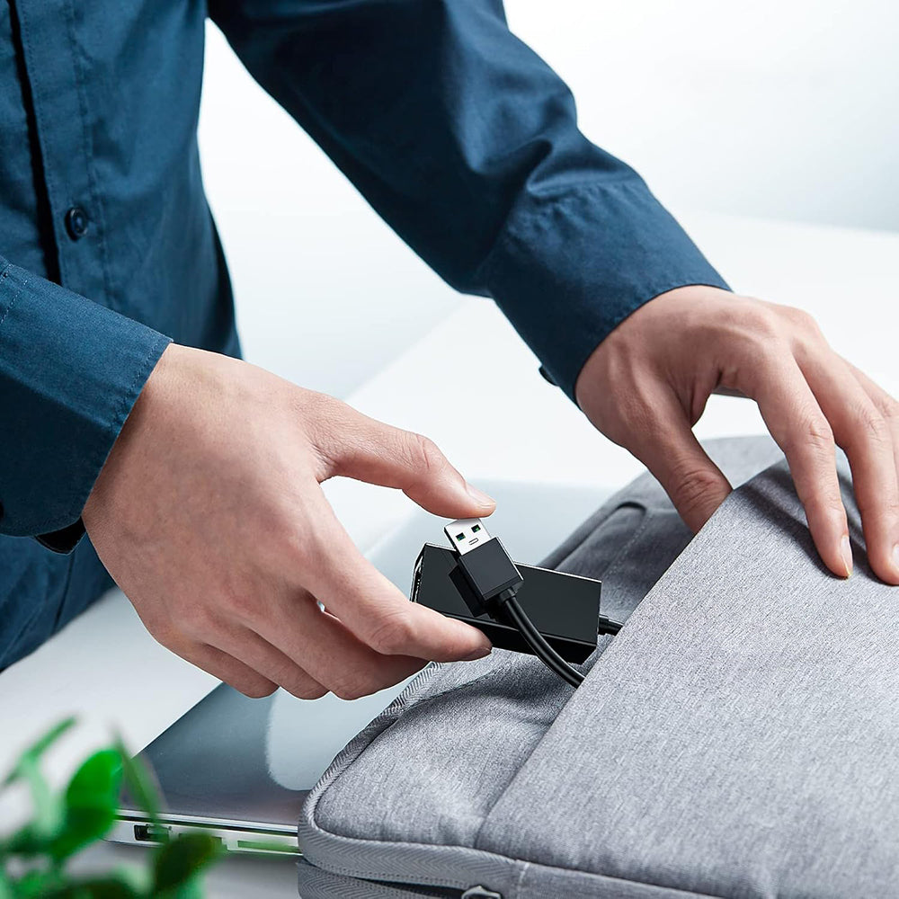 Techsuit AC19 nettverkskort, RJ45, USB, Svart