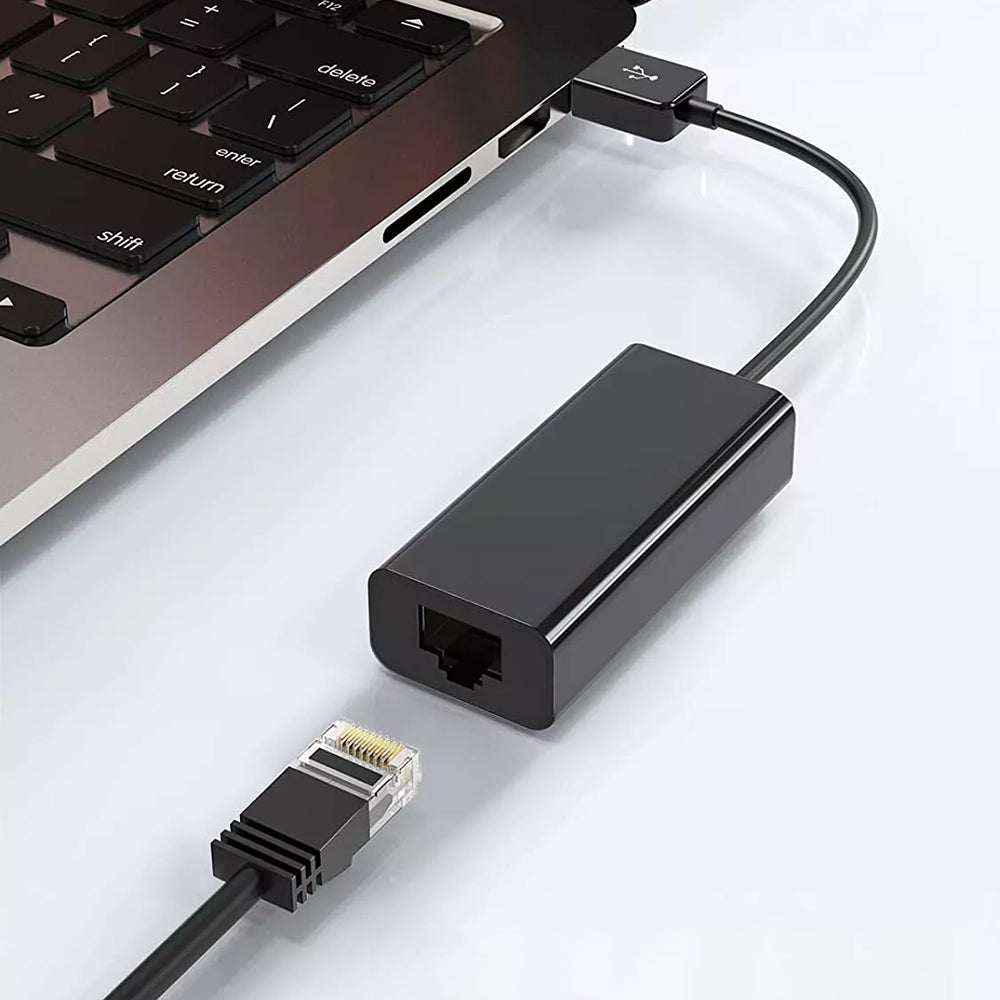 Techsuit AC19 nettverkskort, RJ45, USB, Svart