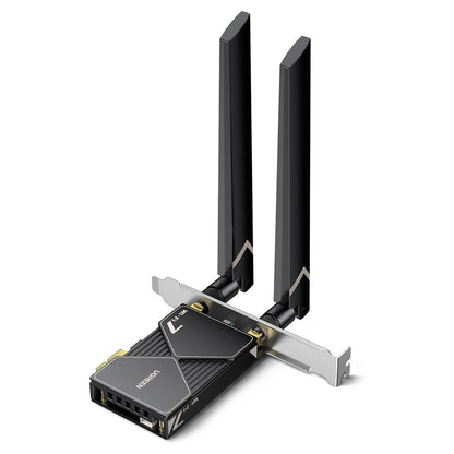 UGREEN BE6500 nettverkskort (55204), 1 x PCIe, svart
