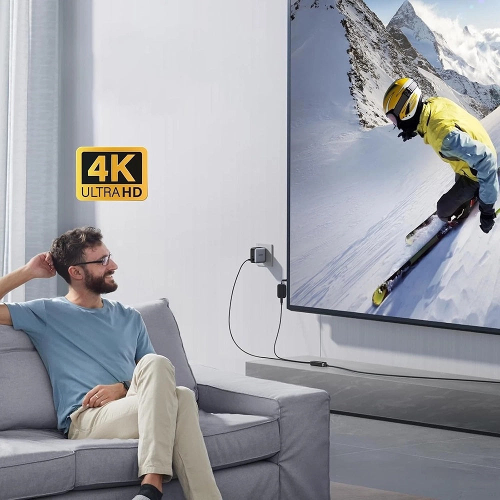 UGREEN CR110 (75535) nettverkskort, RJ45, USB / USB-C, Svart