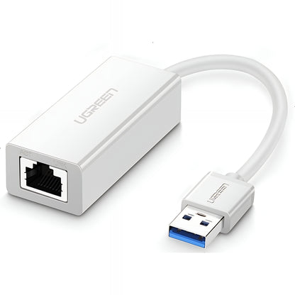 UGREEN CR111 Nettverkskort, RJ45, USB 3.0, Hvit