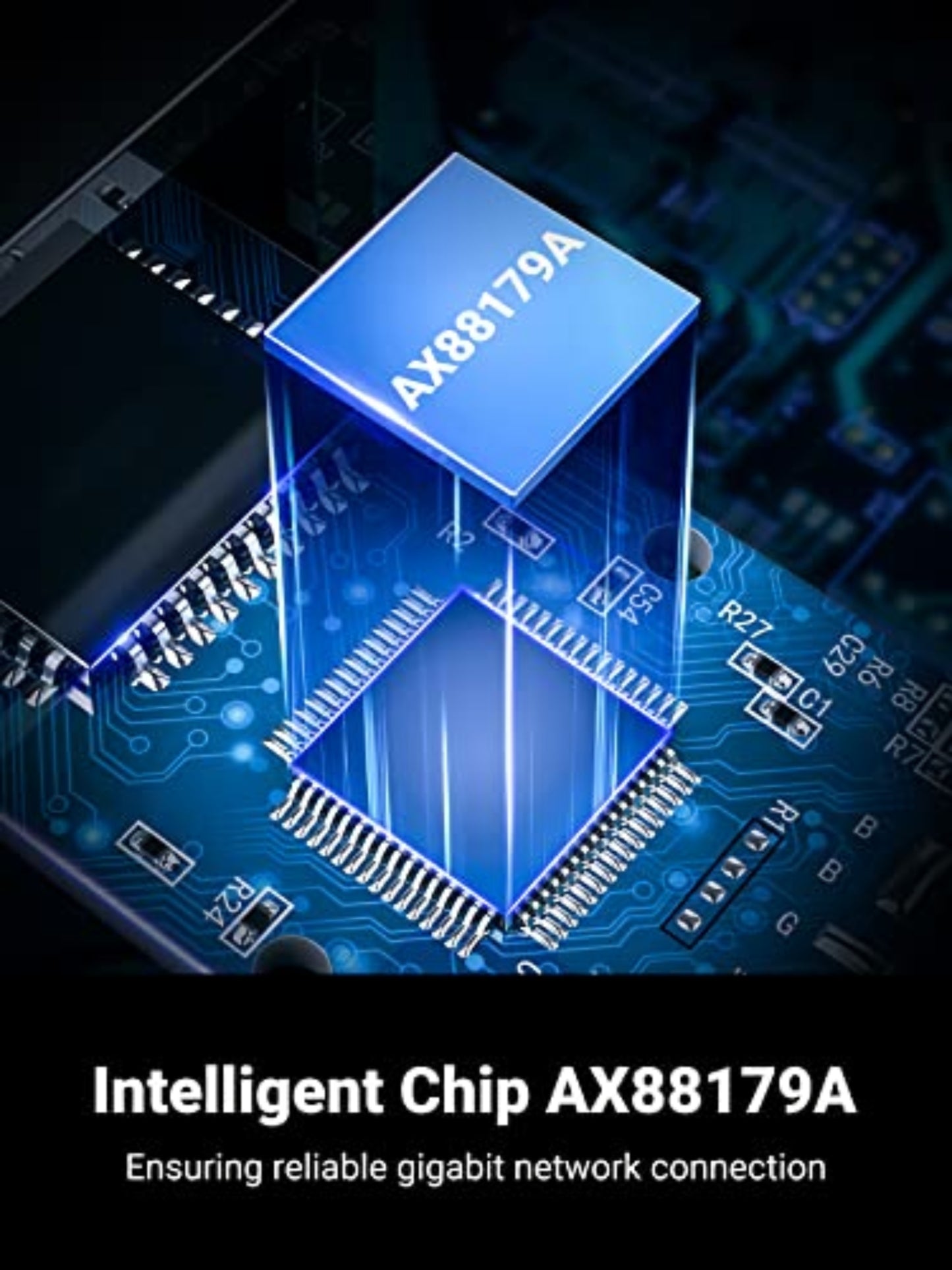 UGREEN CR111 Nettverkskort, RJ45, USB 3.0, Hvit