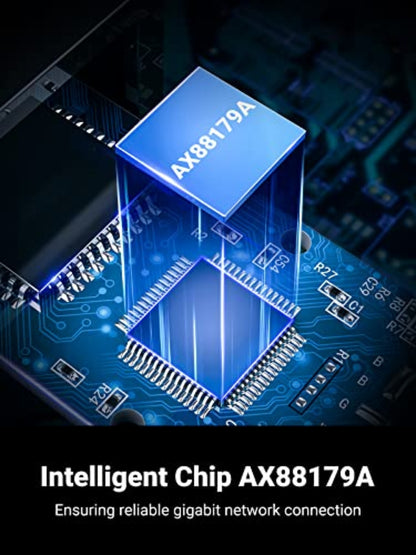 UGREEN CR111 Nettverkskort, RJ45, USB 3.0, Hvit