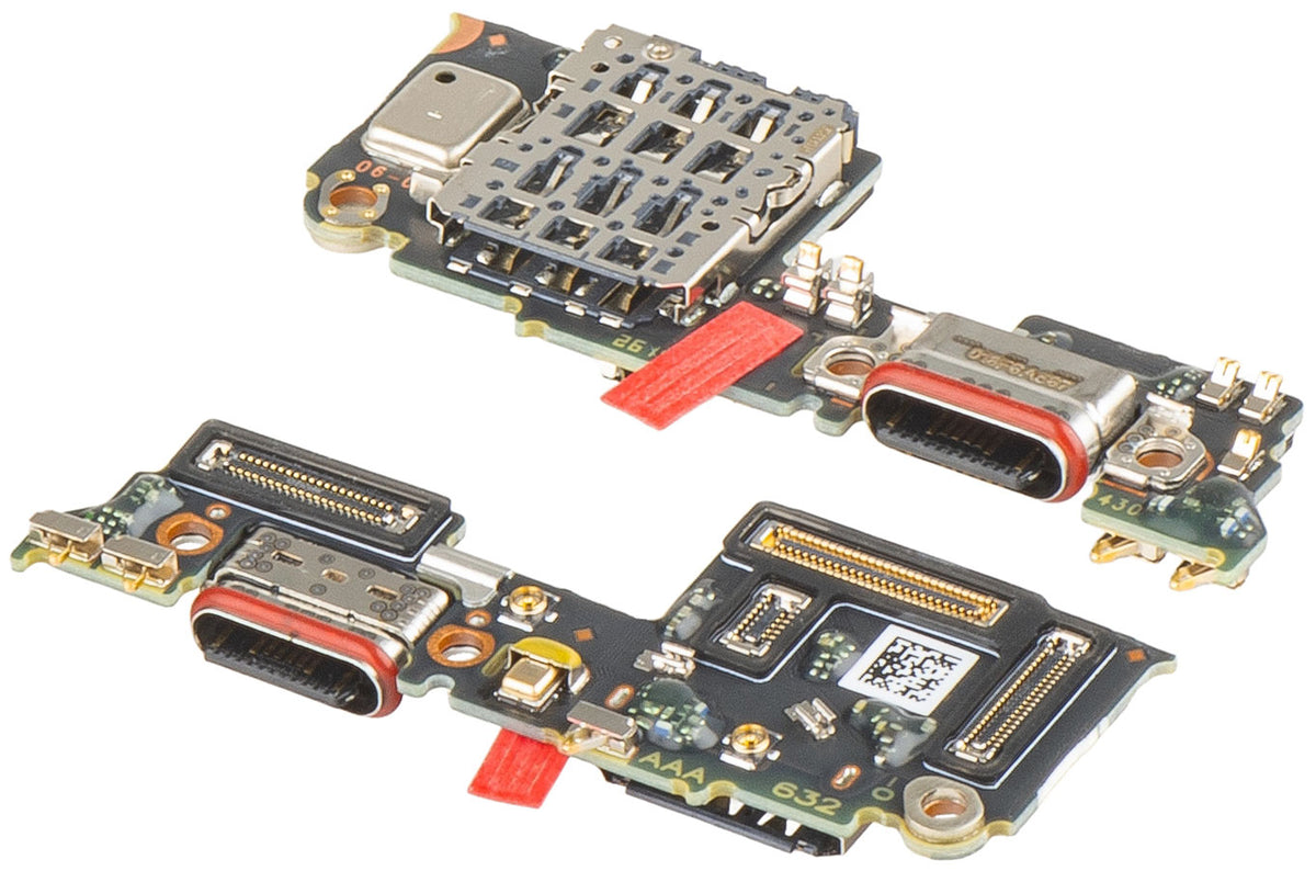 Kretskort med ladekontakt – mikrofon – SIM-kortlesermodul Oppo Reno16 Pro, Service Pack 621020002370