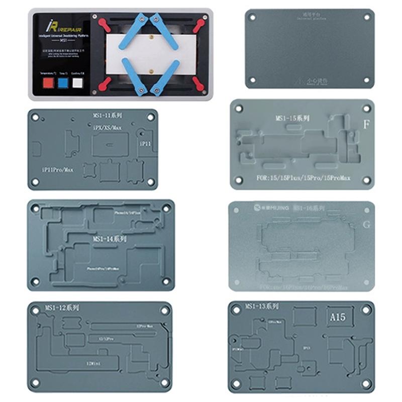 Mijing iRepair MS1 PCB-varmeplate for Apple iPhone X - 13 Series