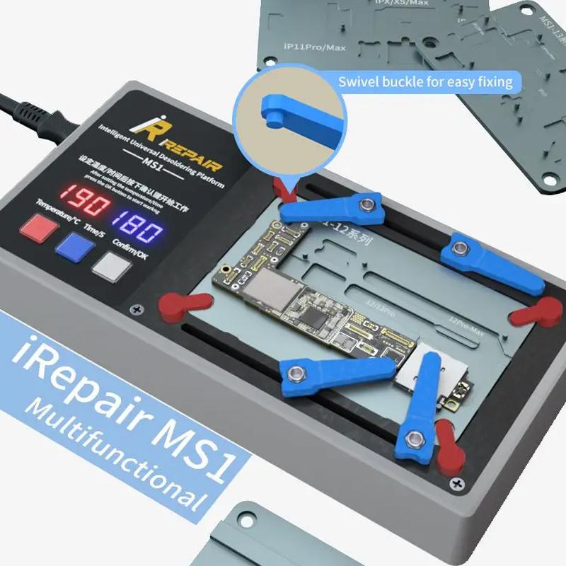 Mijing iRepair MS1 PCB-varmeplate for Apple iPhone X - 13 Series