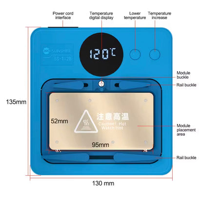 PCB-varmeplate Sunshine SS-T12B for Apple iPhone / Android-serien