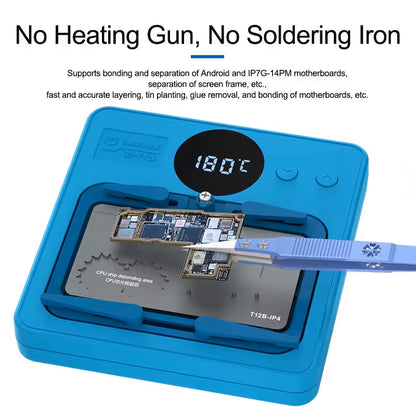 PCB-varmeplate Sunshine SS-T12B for Apple iPhone / Android-serien