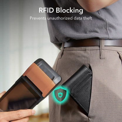 ESR Classic Geo lommebok med Find My-funksjon og RFID-beskyttelse, svart, forseglet på nytt