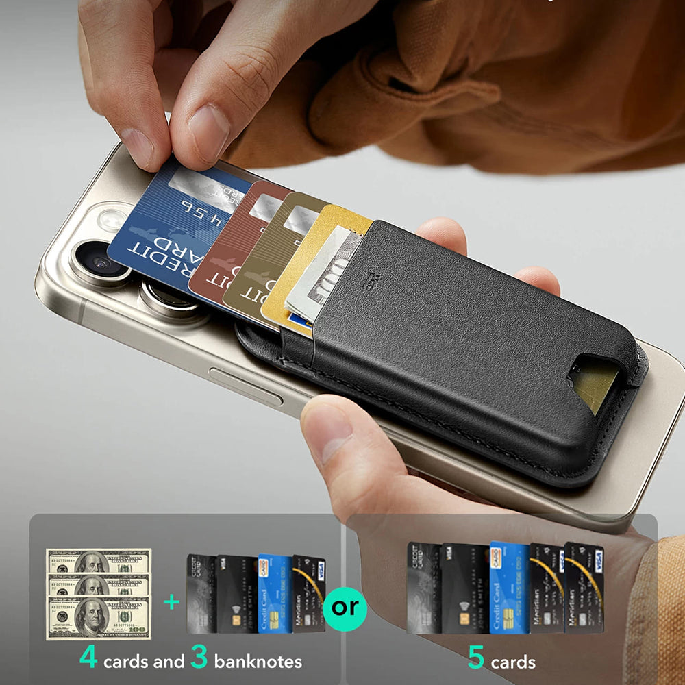 Magsafe lommebok, ESR, Boost, Brun