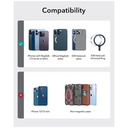 Magsafe lommebok, ESR, Karbon, Svart