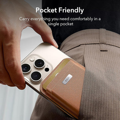 Magsafe lommebok, ESR, Classic Geo, Brun