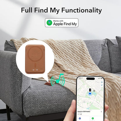 Magsafe lommebok, ESR, Classic Geo, Brun