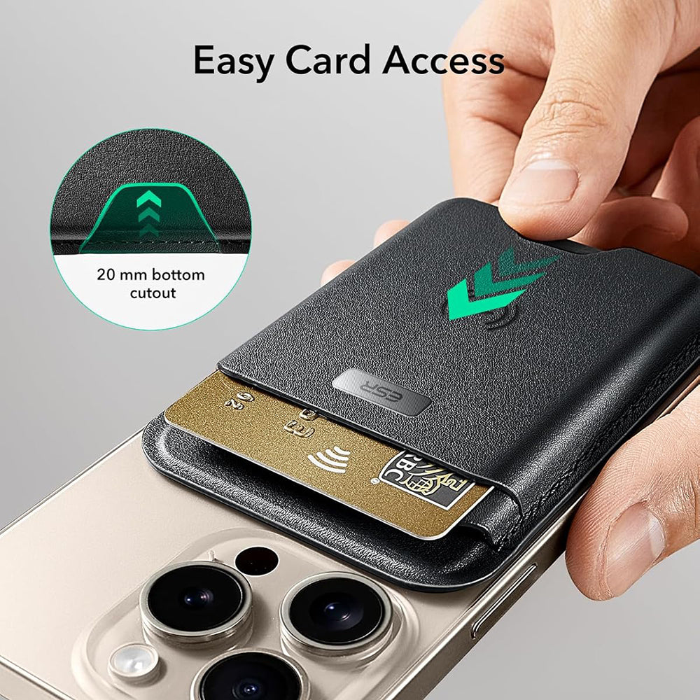 MagSafe lommebok, ESR, Classic Geo, Svart