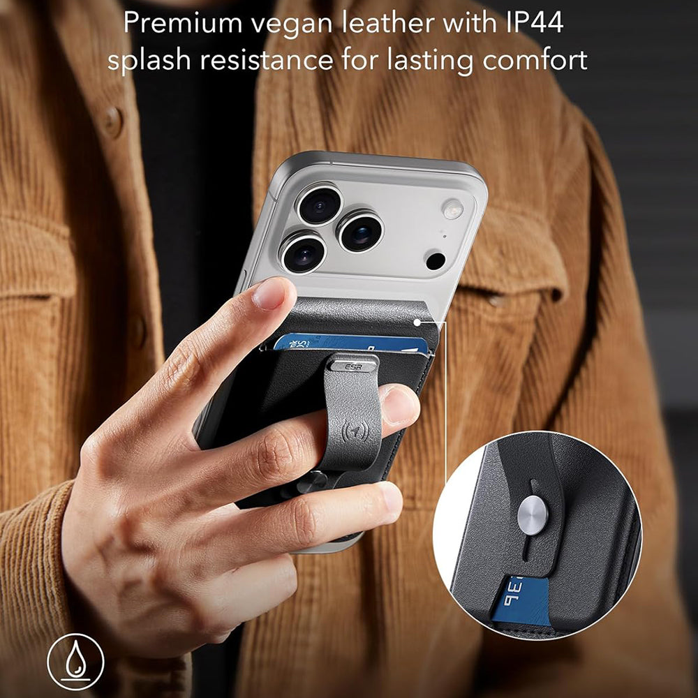 MagSafe lommebok, ESR, Findy my Wallet, Svart