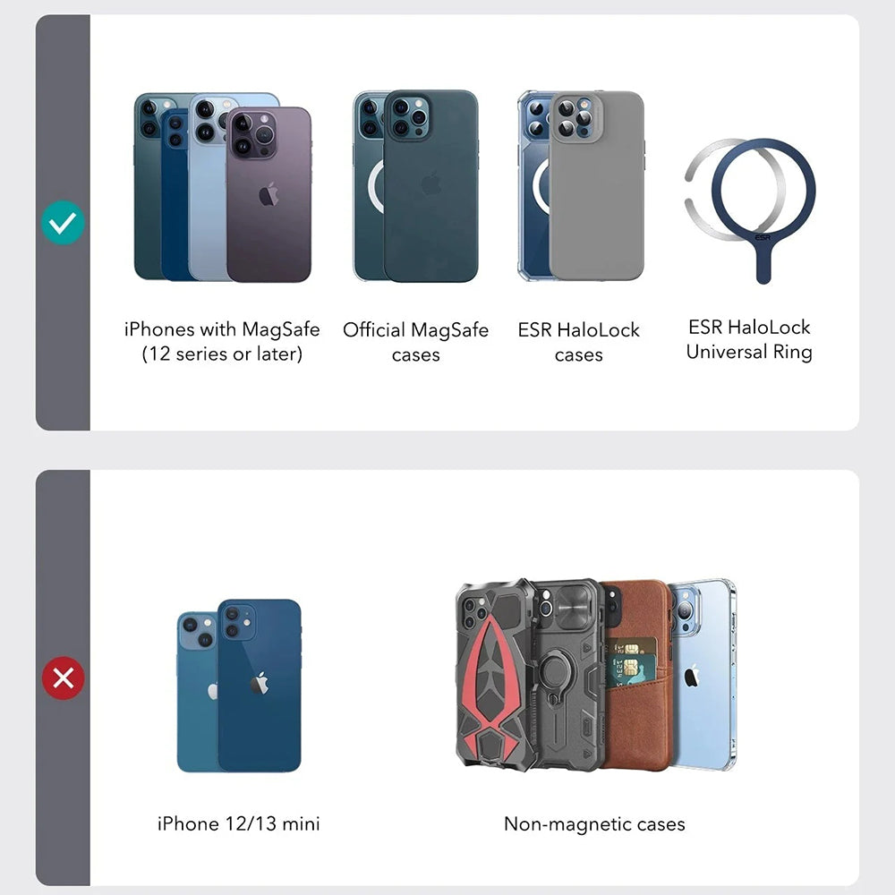 MagSafe lommebok, ESR, Find my Wallet, Brun