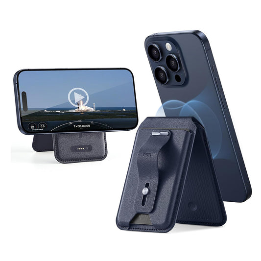 Magsafe lommebok, ESR, Find my Wallet, Marineblå