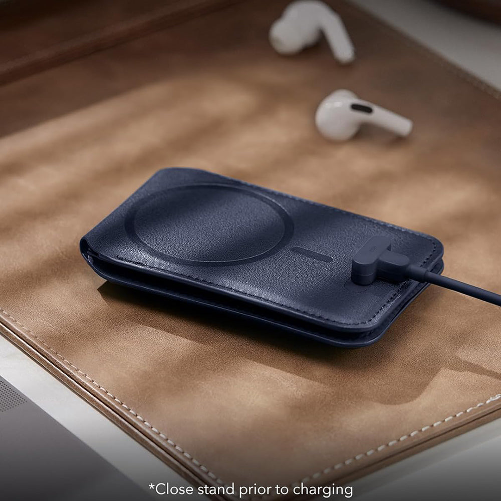 Magsafe lommebok, ESR, Find my Wallet, Marineblå
