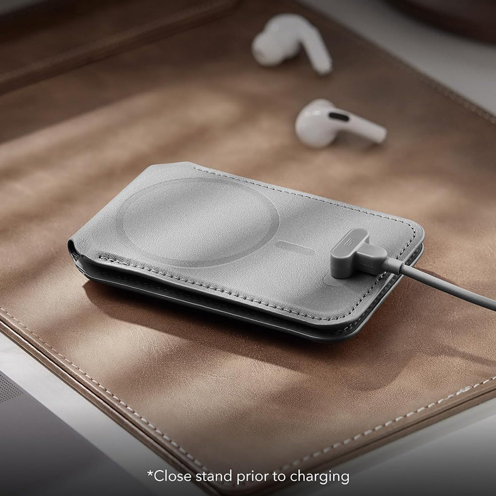 Magsafe lommebok, ESR, Find my Wallet, Grå