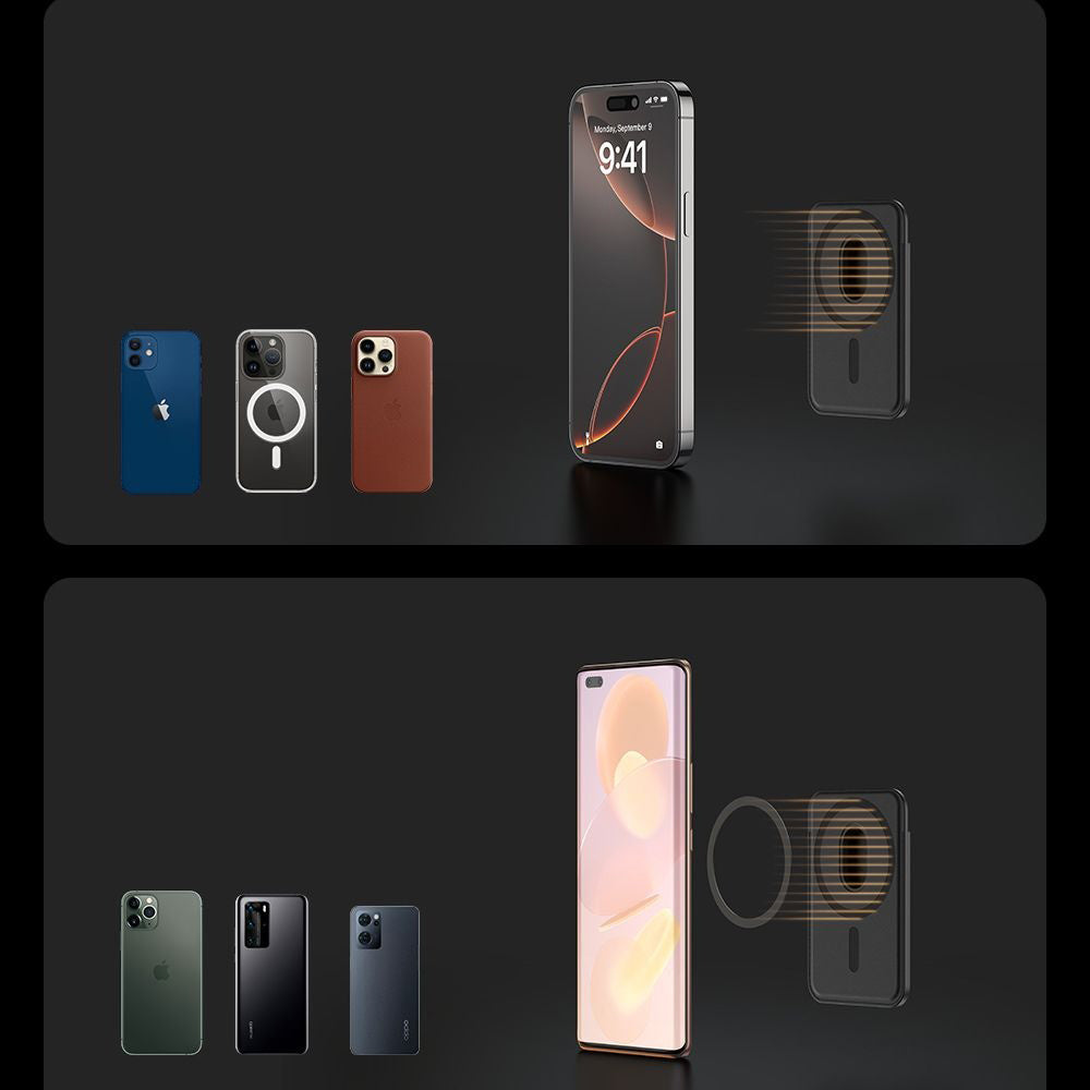 MagSafe lommebok, McDodo, WH-7920 Napa, Svart