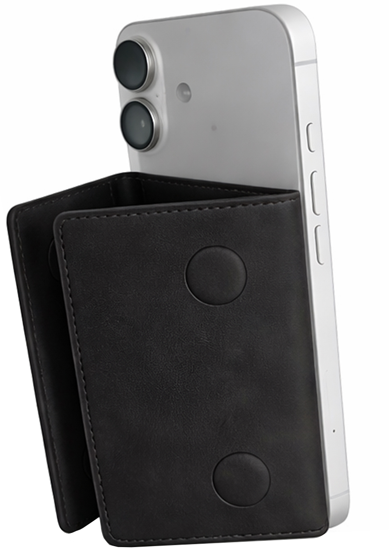 MagSafe-lommebok, OEM, Triple Wallet, Svart