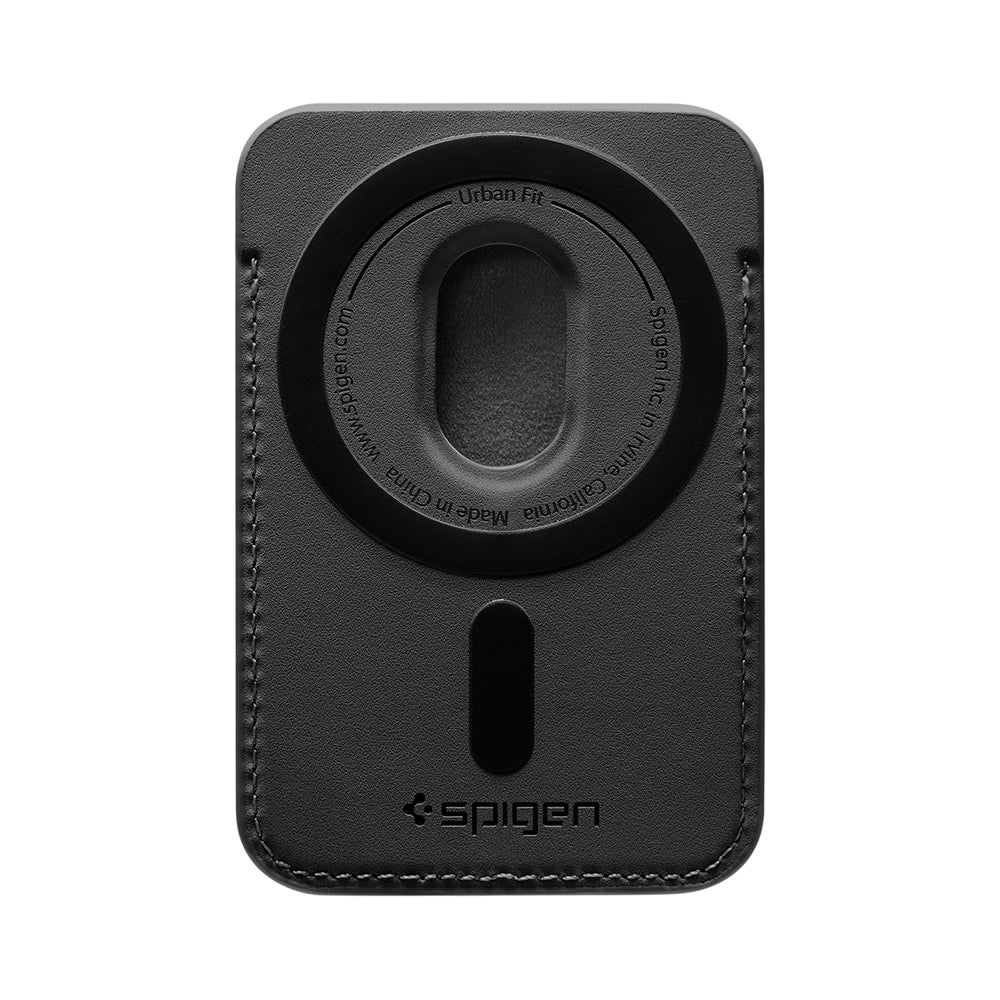 MagSafe-lommebok, Spigen, MagFit Urban Fit, Svart AFA11335