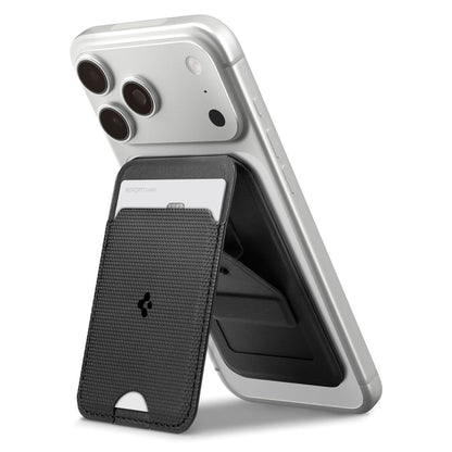 MagSafe lommebok, Spigen, Slim Fold Tripod S314-3, Svart AFA10751
