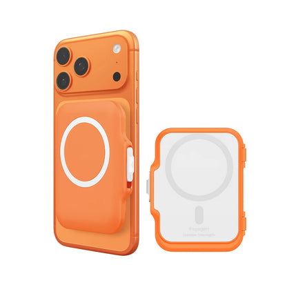 MagSafe lommebok, Spigen, TinTap MagFit+, Oransje AFA11380