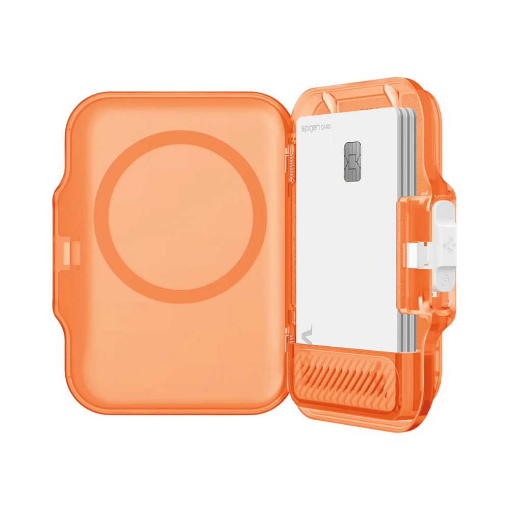 MagSafe lommebok, Spigen, TinTap MagFit+, Satinert Oransje AFA11381