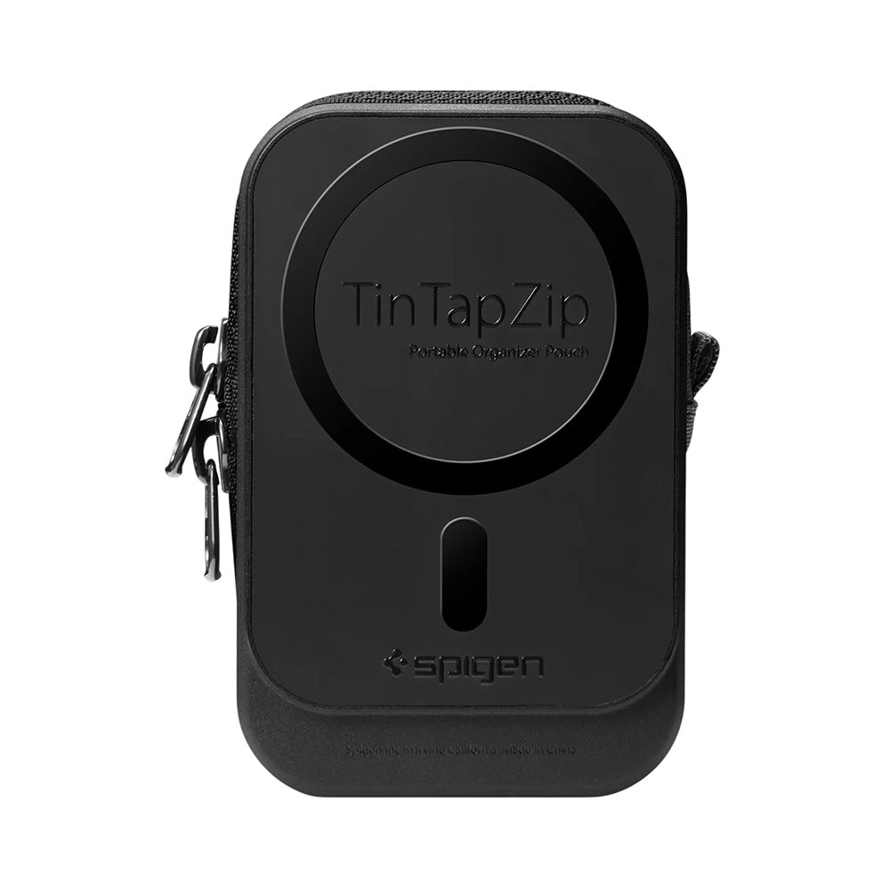 MagSafe-lommebok, Spigen, TinTap ZIP MagFit 2, Svart AFA11564