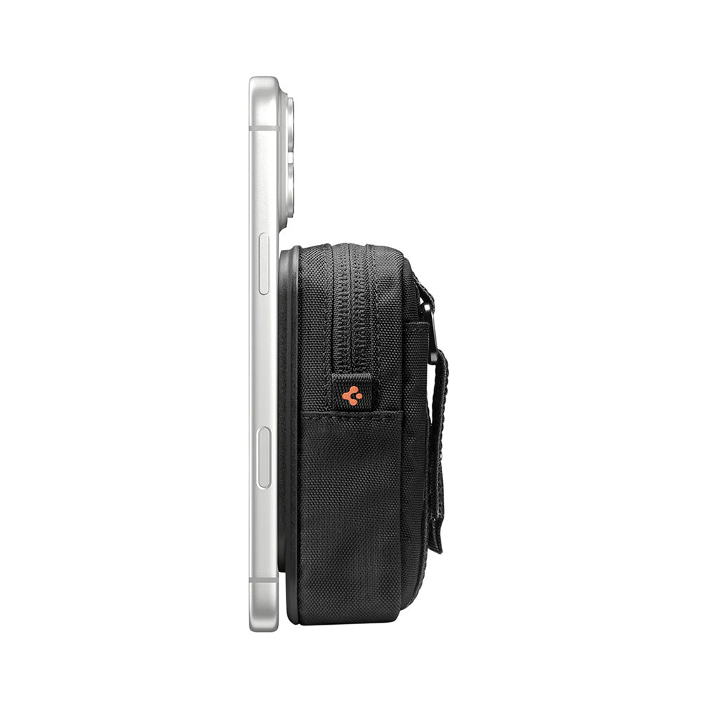 MagSafe-lommebok, Spigen, TinTap ZIP MagFit 2, Svart AFA11564