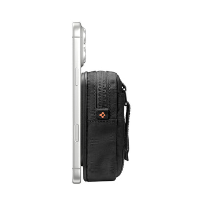 MagSafe-lommebok, Spigen, TinTap ZIP MagFit 2, Svart AFA11564
