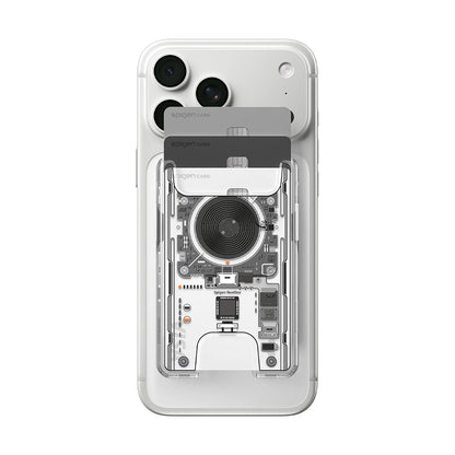 MagSafe-lommebok, Spigen, Ultra Hybrid Zero One, Transparent AFA11403