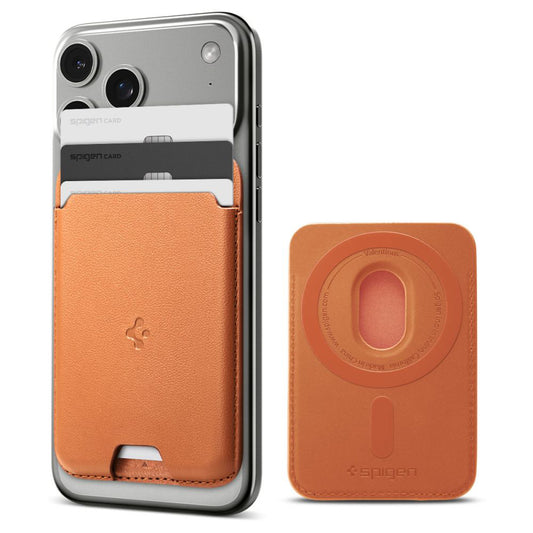 MagSafe-lommebok, Spigen, Valentinus MagFit, Oransje AFA11339