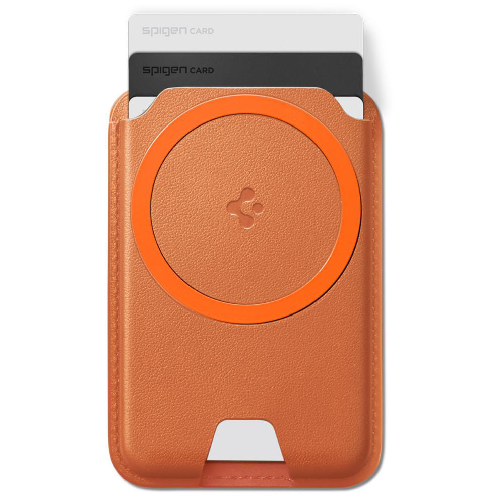 MagSafe-lommebok, Spigen, Valentinus MagFit+, Oransje AFA11340