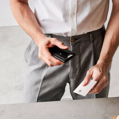 Magsafe lommebok, Spigen, Valentinus Pro, Svart