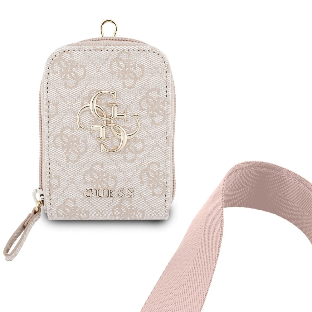 Lommebok og Telefon Snor Guess 4G Metal Logo, Rosa