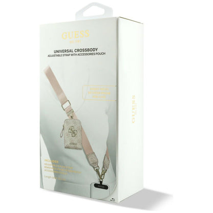 Lommebok og Telefon Snor Guess 4G Metal Logo, Rosa