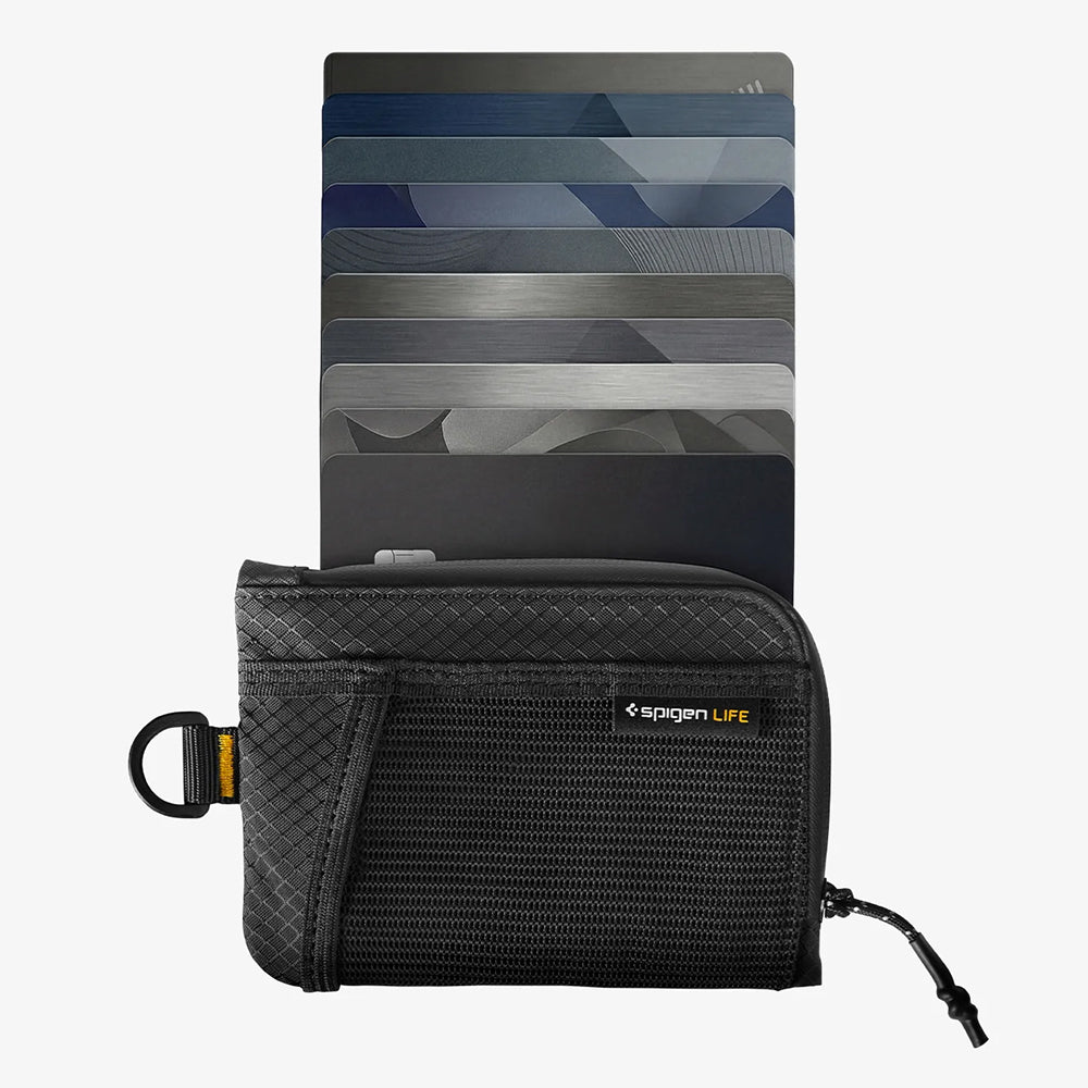 Spigen LF300 lommebok med RFID-beskyttelse, svart AFA11229