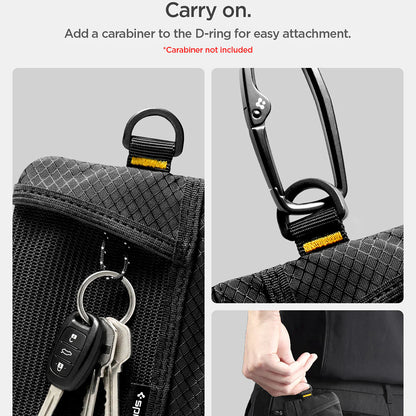 Spigen LF300 lommebok med RFID-beskyttelse, svart AFA11229