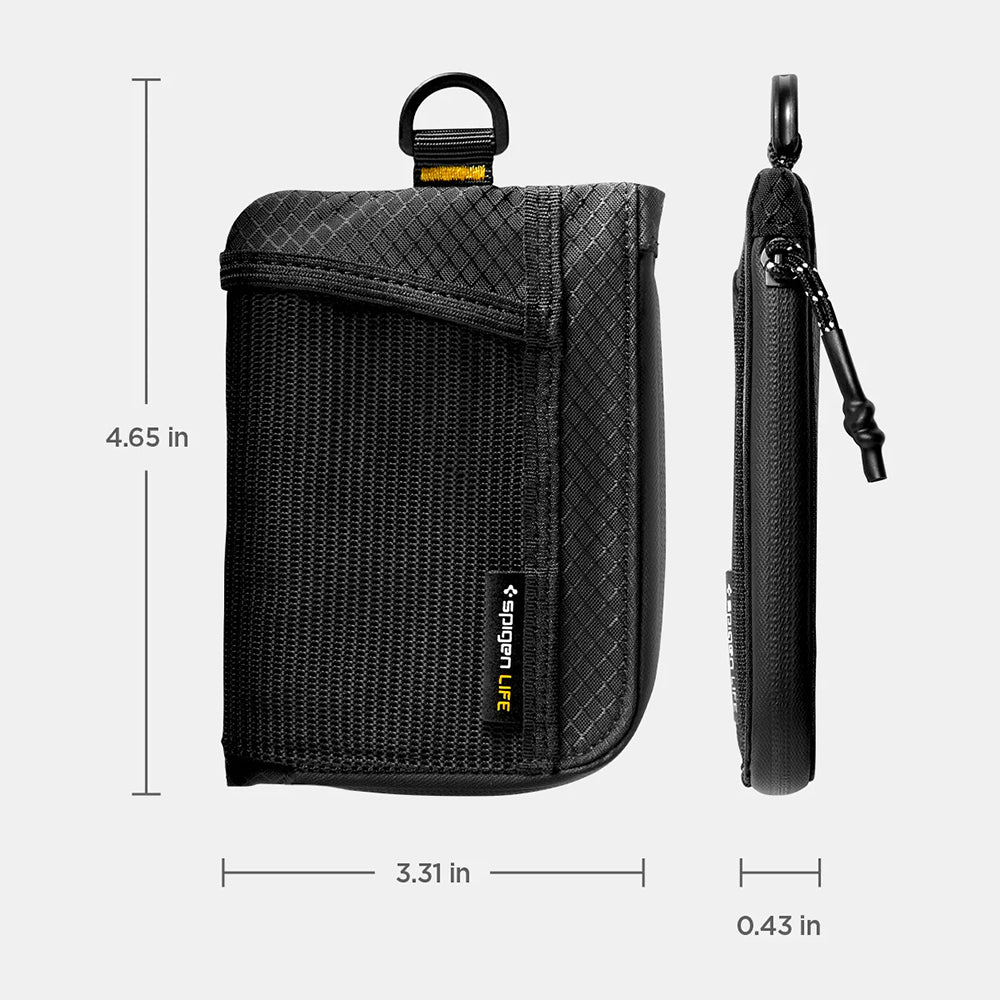 Spigen LF300 lommebok med RFID-beskyttelse, svart AFA11229