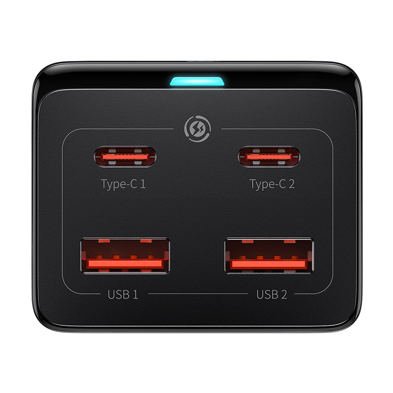 Baseus PowerCombo US forlengelseskabel, 1 x Stikkontakt, Svart PSZM000201