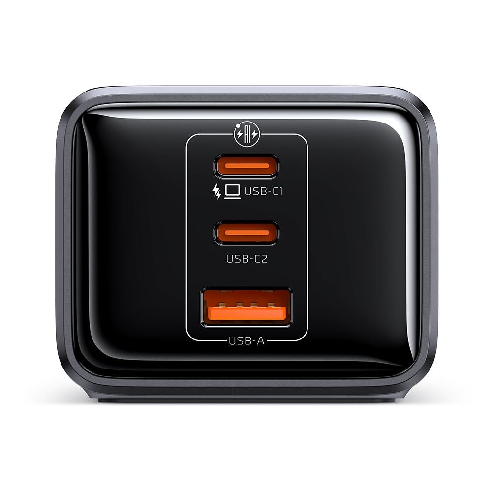Forlengelseskabel McDodo CH-0620, 3 x Schuko - 1 x USB-A - 2 x USB-C, Svart